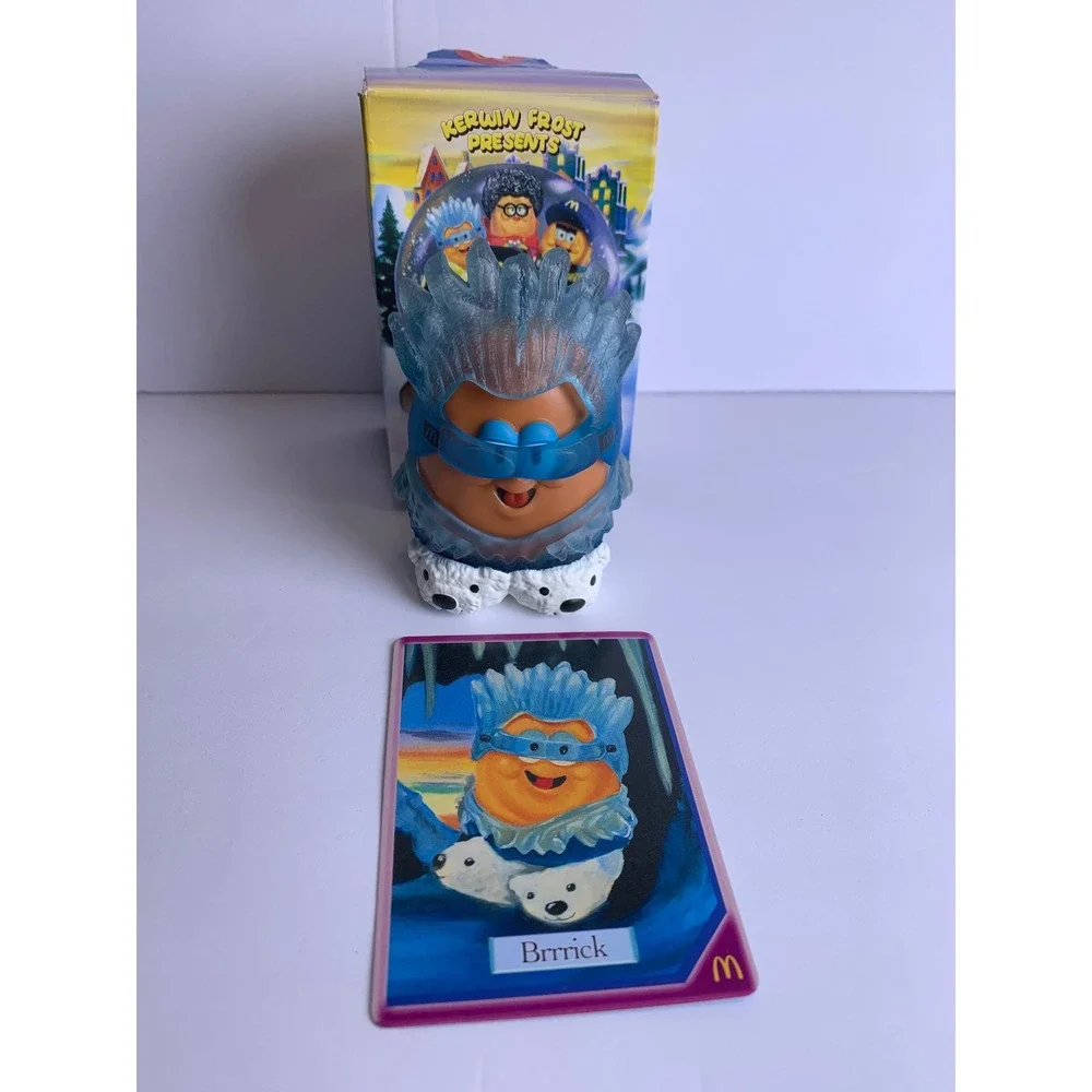 Kerwin Frost McNugget Buddies Brrrick Figure With Collector Card McDonald's‎